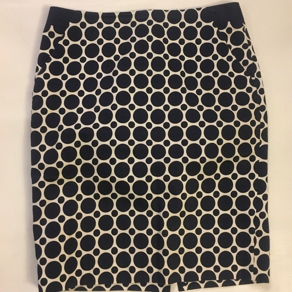 The Limited Circle Navy Skirt - Picture 1 of 4
